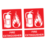 Fire Extinguisher x2 Sticker