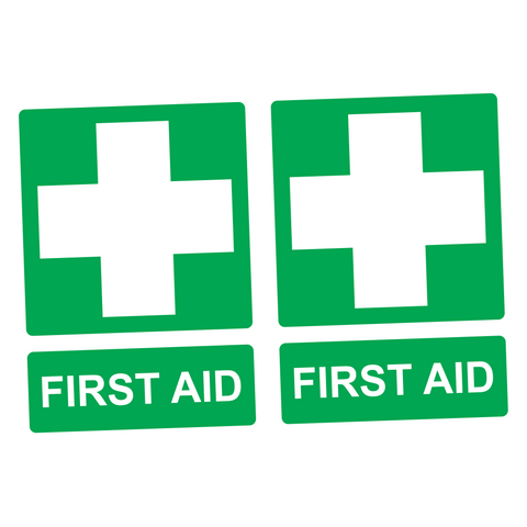 First Aid x2 Sticker