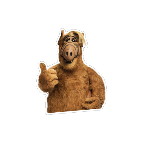 Alf the Alien Thumbs up Sticker