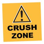Crush Zone Sticker