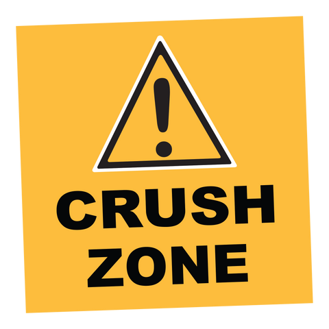 Crush Zone Sticker