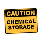 Caution - CHEMICAL STORAGE