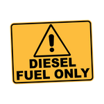 Caution - DIESEL FUEL ONLY