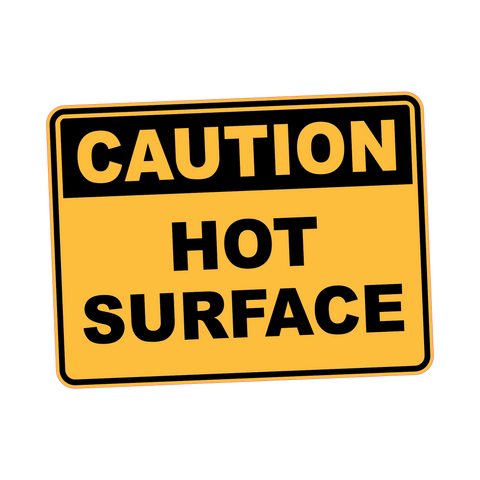 Caution - HOT SURFACE