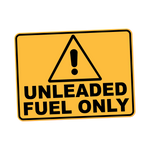 Caution - UNLEADED FUEL ONLY