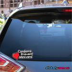 Condoms Prevent Minivans Sticker