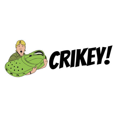 Crikey! Croc Sticker