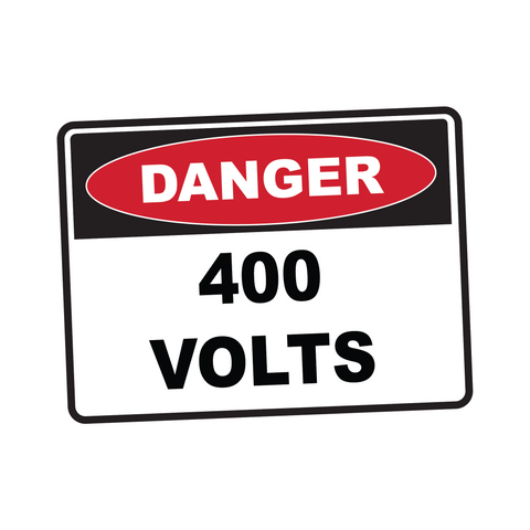 Danger - 400 VOLTS