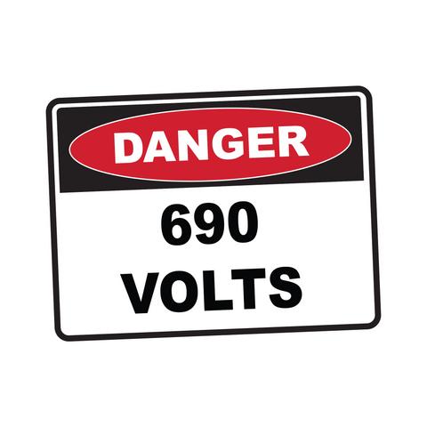 Danger - 690 VOLTS