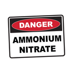 Danger - AMMONIUM NITRATE