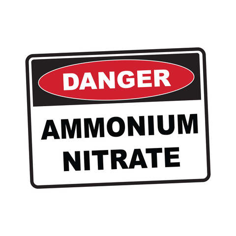 Danger - AMMONIUM NITRATE