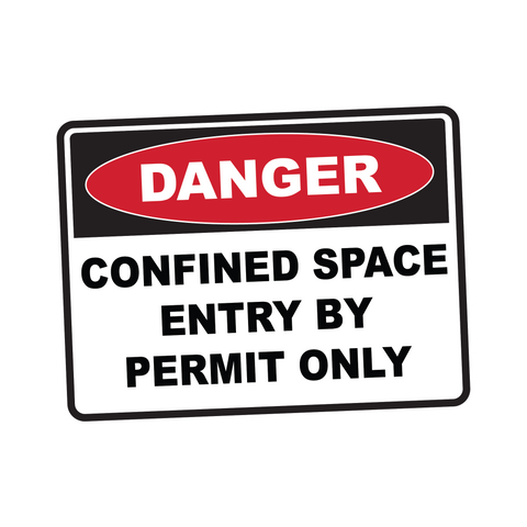 Danger - CONFINED SPACE