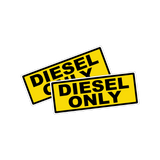 Diesel Only Sticker (x2)