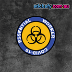 Essential Worker Covid-19 Sticker