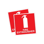 Fire Extinguisher x2 Sticker