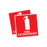 Fire Extinguisher x2 Sticker