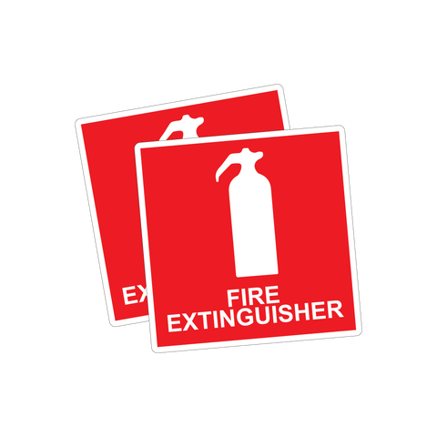 Fire Extinguisher x2 Sticker