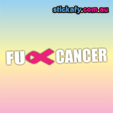 F*ck Cancer Windscreen Decal