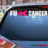 F*ck Cancer Windscreen Decal