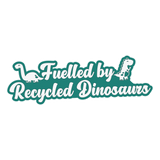 Fuelled by Recyled Dinosaurs Sticker