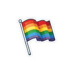 Gay Pride Flag Sticker