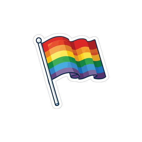 Gay Pride Flag Sticker