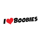 I Love Boobies Sticker