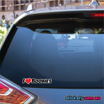 I Love Boobies Sticker