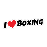 I Love Boxing Sticker