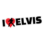 I Love Elvis Sticker