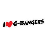 I Love G-Bangers Sticker