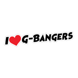 I Love G-Bangers Sticker