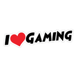 I Love Gaming Sticker