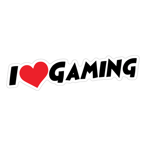 I Love Gaming Sticker