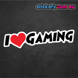 I Love Gaming Sticker