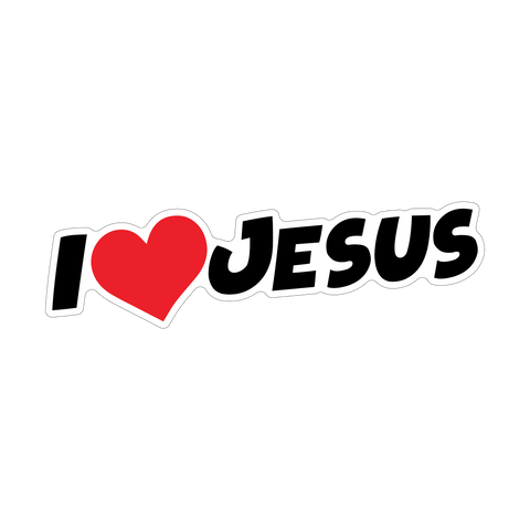 I Love Jesus Sticker