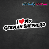 I Love My German Shepherd