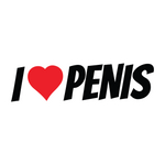 I Love Penis Sticker