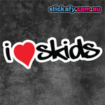 I Love Skids Sticker