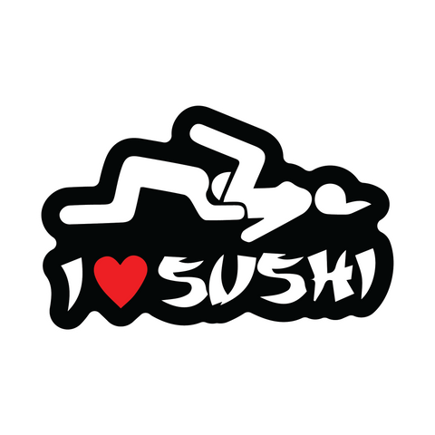 I Love Sushi Sticker