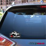 I Love Sushi Sticker