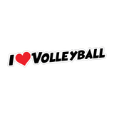 I Love Volleyball Sticker