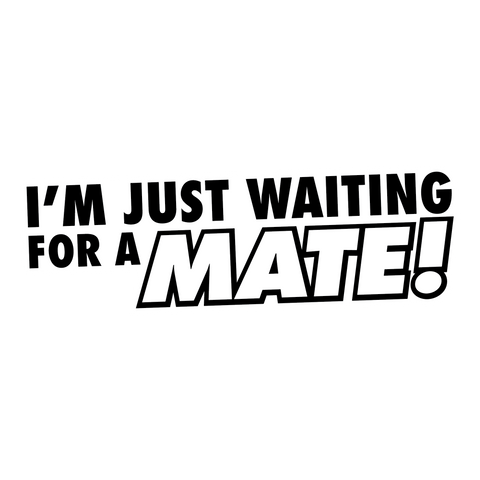 I'm just waiting for a Mate Sticker