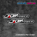 JDM Power 2x Stickers