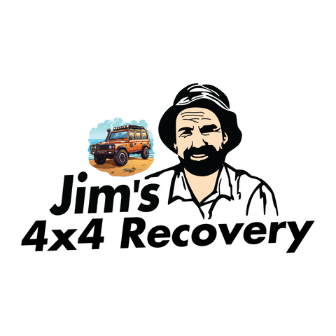 Jim's 4 x 4 Recovery Sticker