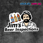 Jim's Beer Inspections Sticker