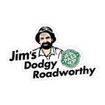 Jim's Dodgy Roadworthy Sticker