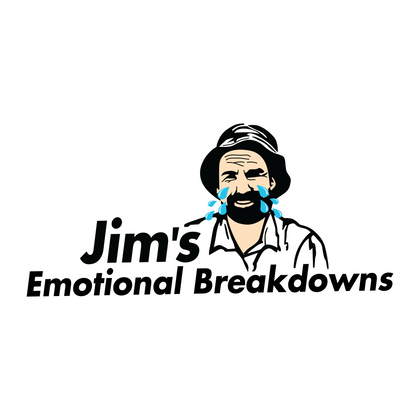 Jim's Emotional Breakdowns Sticker