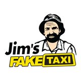 Jim's Fake Taxi Sticker