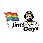 Jim's Gays Sticker